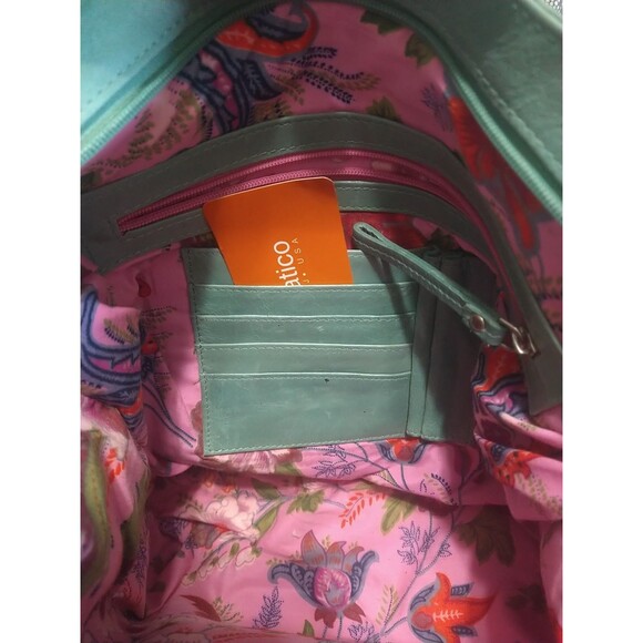 Latico Leather Hobo Green Purse Boho - Picture 7 of 11